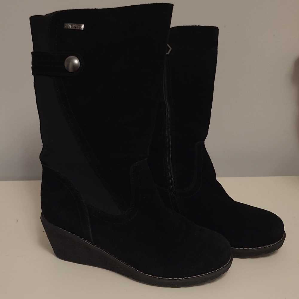 KHOMBU Elegant Black Women's Boots